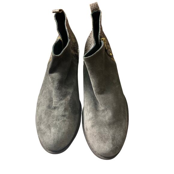 Eric Michael‎ Shooties Suede & Reptile Mix Media Sz 40 (9) - Picture 3 of 8